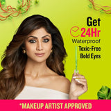 Daily Life Forever52 Amazonic Black Kajal | 24Hr Long Stay | One Stroke Smooth Glide | Waterproof, Smudgeproof & Fadeproof | Deep Matte Finish | Vegan, Cruelty Free & Dermatologically Tested (0.35g, 1pc)