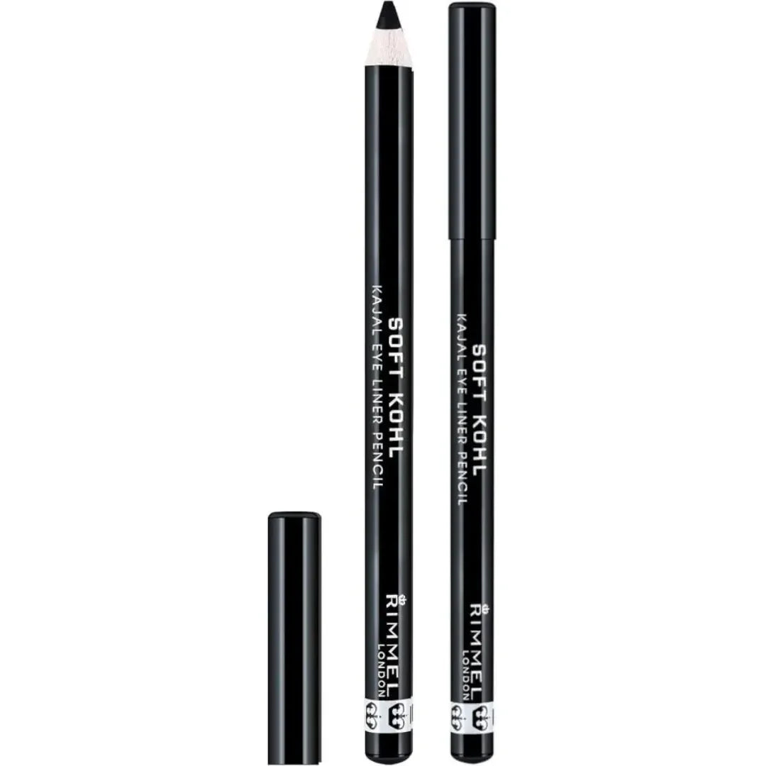 Rimmel London Siyah Göz Kalemi - Soft Kohl Kajal Eye Liner Pencil 061 Jet Black