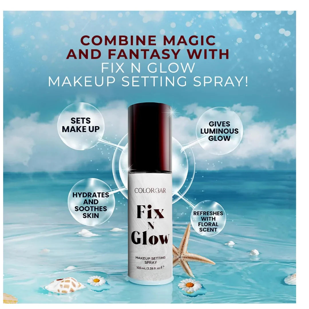 Colorbar Fix N Glow Makeup Setting Spray,1 Count