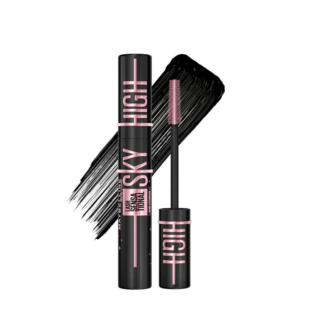 Maybellinemascara - Maybelline New York Lash Sensational Sky High Mascara, Cosmic Black, Lengthening & Volumizing With Bamboo Extract & Fibres. Ophthalmologist tested and Waterproof Mascara | 6ml - Looknstyle