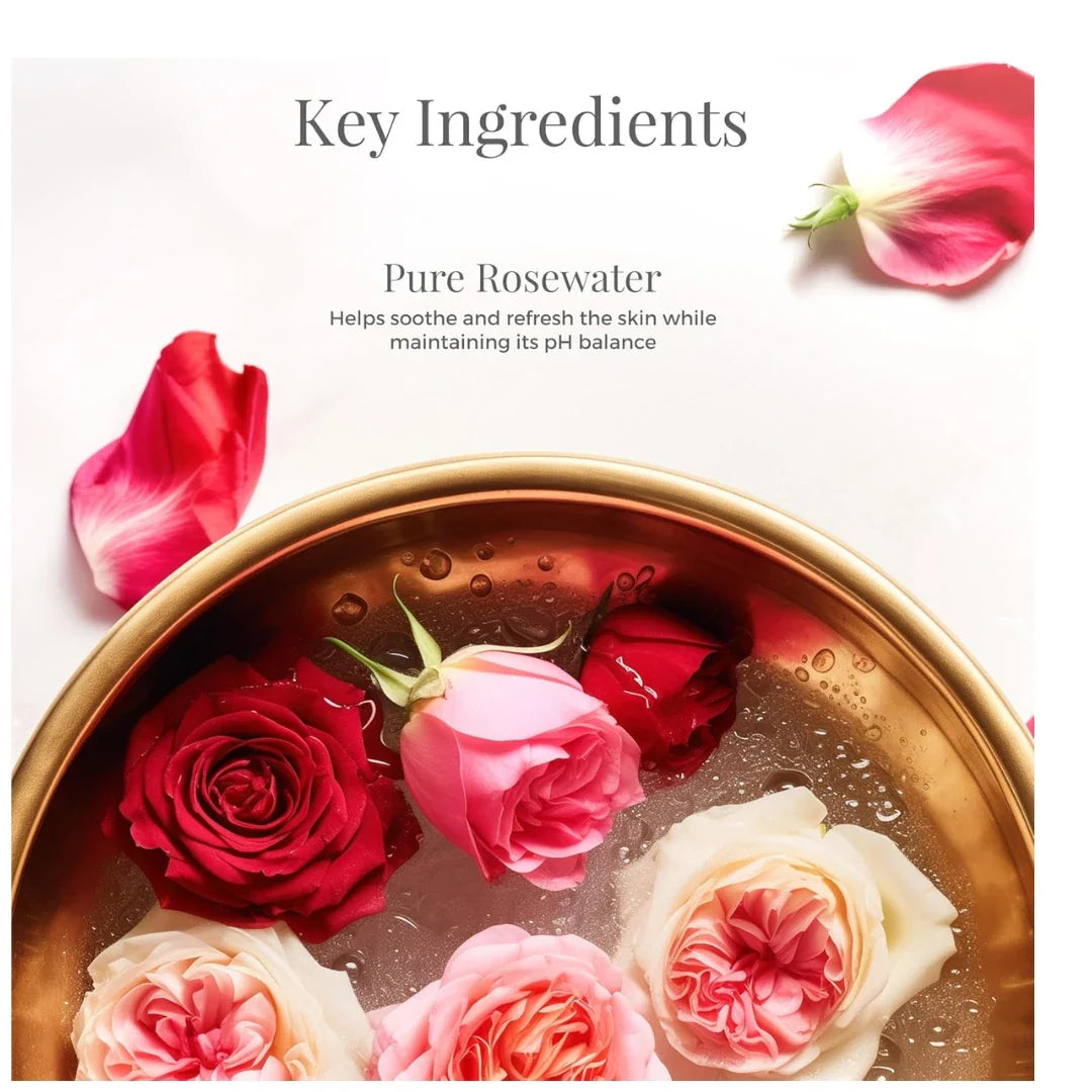 Forest Essentials Facial Tonic Mist with Pure Rosewater | Hydrating Daily Alchohol Free Toner For Glowing Skin| Hydrates Plumps & Minimises Open Pores for Glowing Skin, 50ml