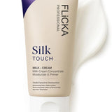 FLiCKA Silk Touch 3 in 1 Moisturizer and Primer for Face | Hydrating, Lightweight, Long-Lasting | Pore Minimizer | Dermatologically Tested | All Skin Types | Makeup Base | 60g | Cruelty-Free