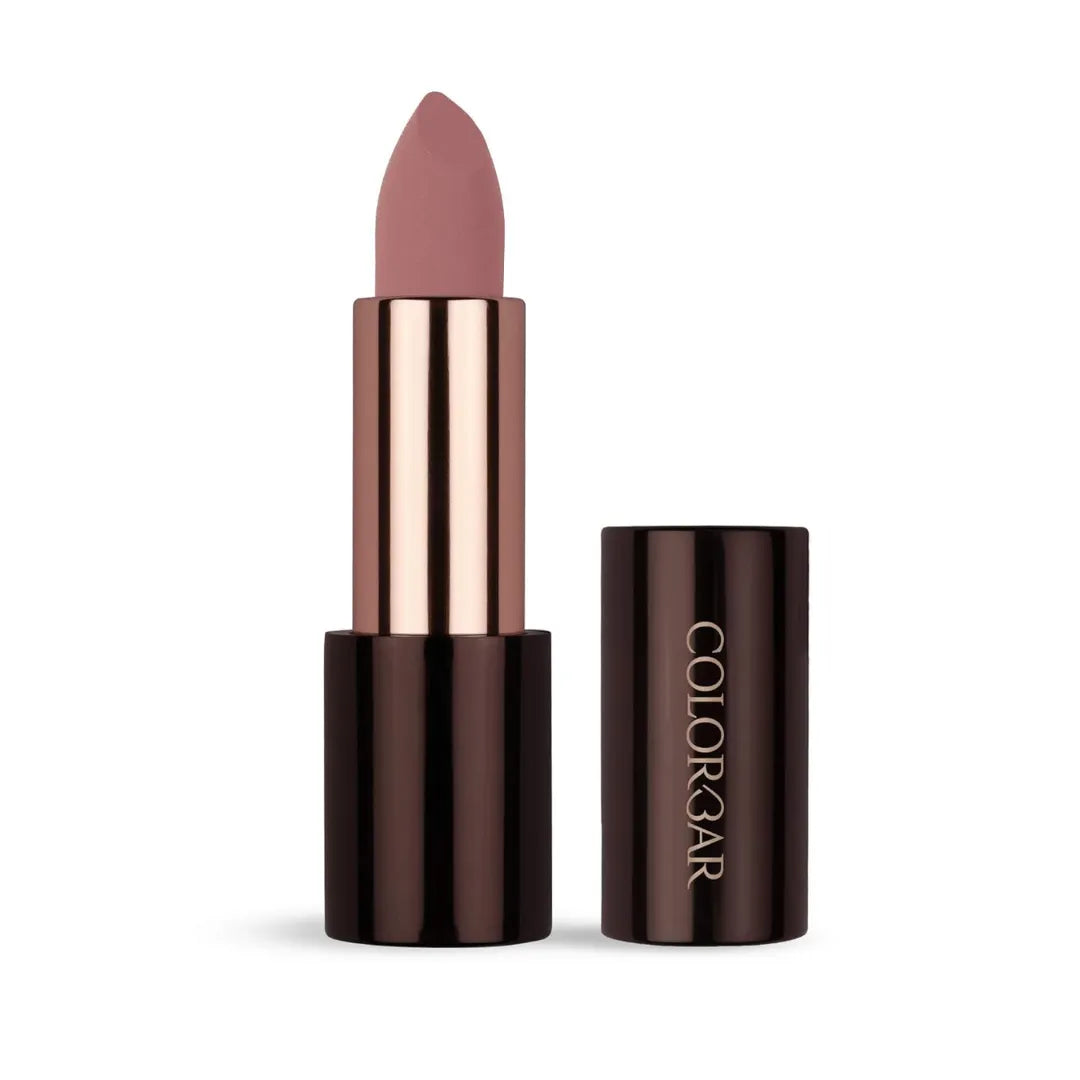 Colorbar Sinful Matte Lipcolor, Brown, 3.5 g | Lightweight formulation| Luxurious matte finish| 28 hicky/Long-lasting, smudge-proof, and transfer-proof