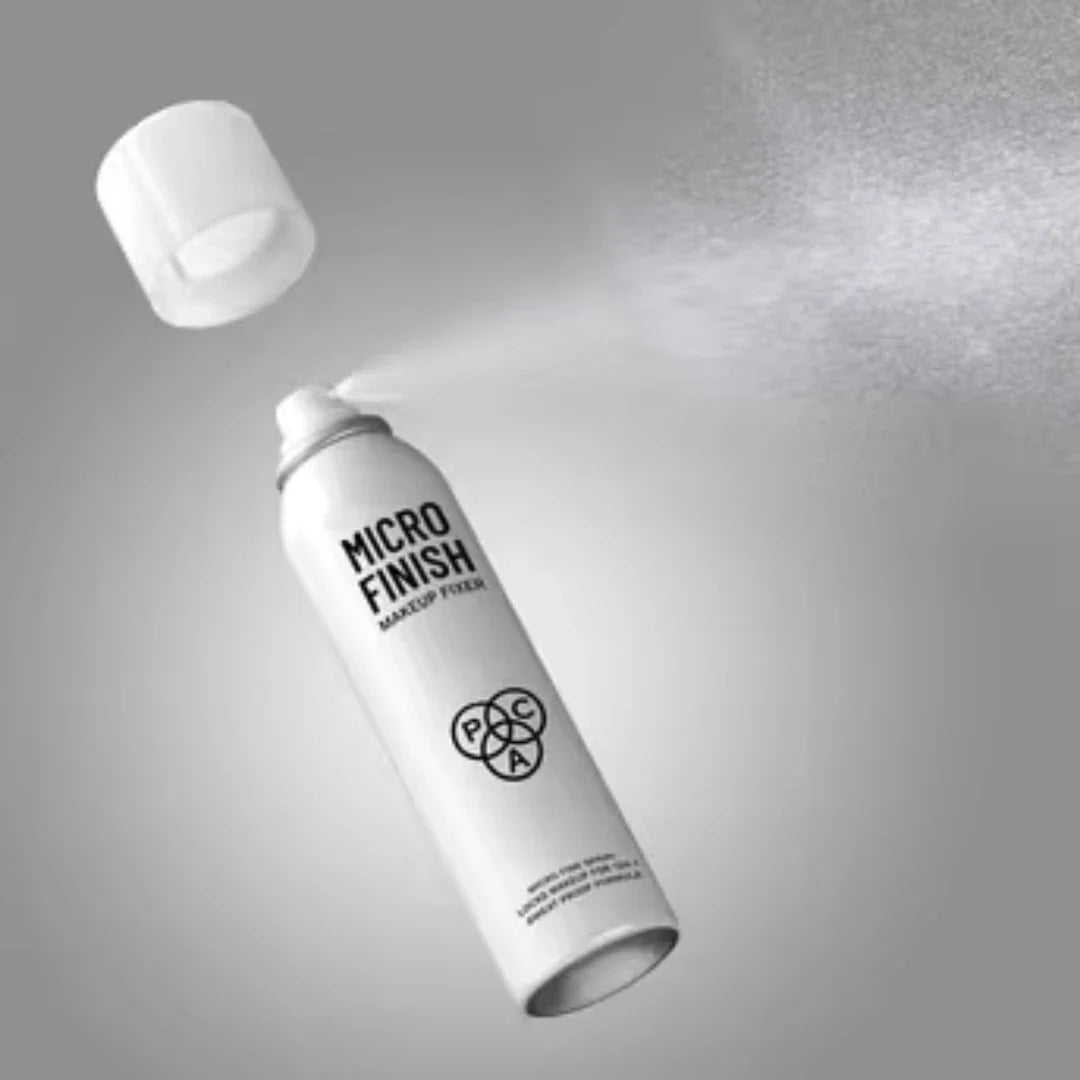 PAC Micro Finish Makeup Fixer Spray - Quick Drying Microfine Mist, Longlasting Sweatproof Formula