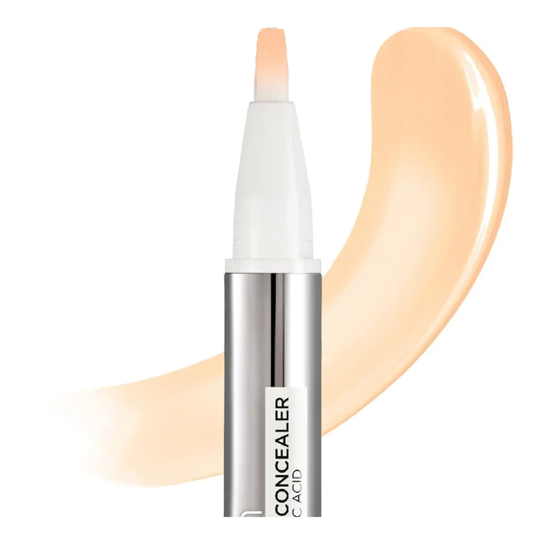 L'Oréal Paris Eye Care - Concealer, Concealer Against Dark Circles, with Hyaluronic Acid and Vitamin C, Perfect Match, 3-5N - Natural Beige, 2 ml