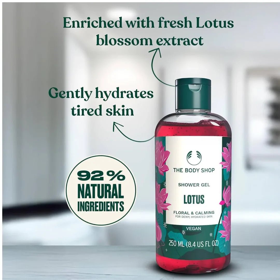 thebodyshoplotusshowergel - The Body Shop Lotus Shower Gel 250ml - Looknstyle