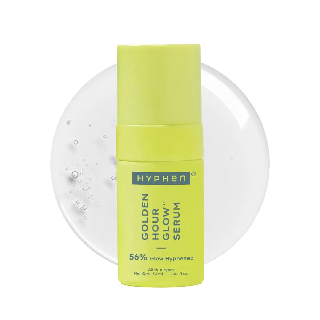 Hyphen Brightening 5% Niacinamide, 1% Alpha Arbutin Face Serum | With 25% Kakadu Plum -20X More Vitamin C Serum for Glowing Skin | 56% Glow Actives for Dark Spots & Pigmentation | All Skin Types -30ml