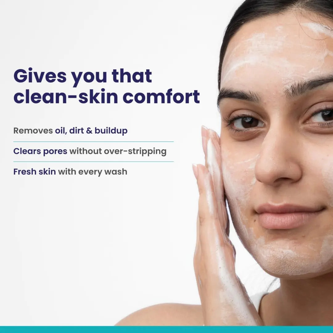 RE' EQUIL Oil Control Face Wash | Soap & Sulphate Free Face Wash with Zinc PCA | Controls Excessive Oil Production | For Oily Acne Prone Skin | 200 ml