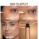 sbconcealor - Swiss Beauty Liquid Light Weight Concealer With Full Coverage |Easily Blendable Concealer For Face Makeup With Matte Finish | Shade - Sand - Sable, 6g - Looknstyle