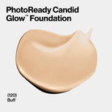 Revlon PhotoReady Candid Glow Moisture Glow Anti-Pollution Foundation with Vitamin E and Prickly Pear Oil, Anti-Blue Light Ingredients, without Parabens, Pthalates, and Fragrances, Buff, 0.75 oz