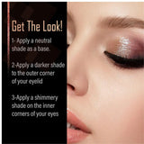 FACES CANADA Starry Eyes Eye Shadow Palette - Twilight 02, 16g | Shimmer & Matte Shades | Long Lasting & Highly Pigmented | Smudge Proof & Sweat Resistance | One Stroke Application | Luxurious Finish