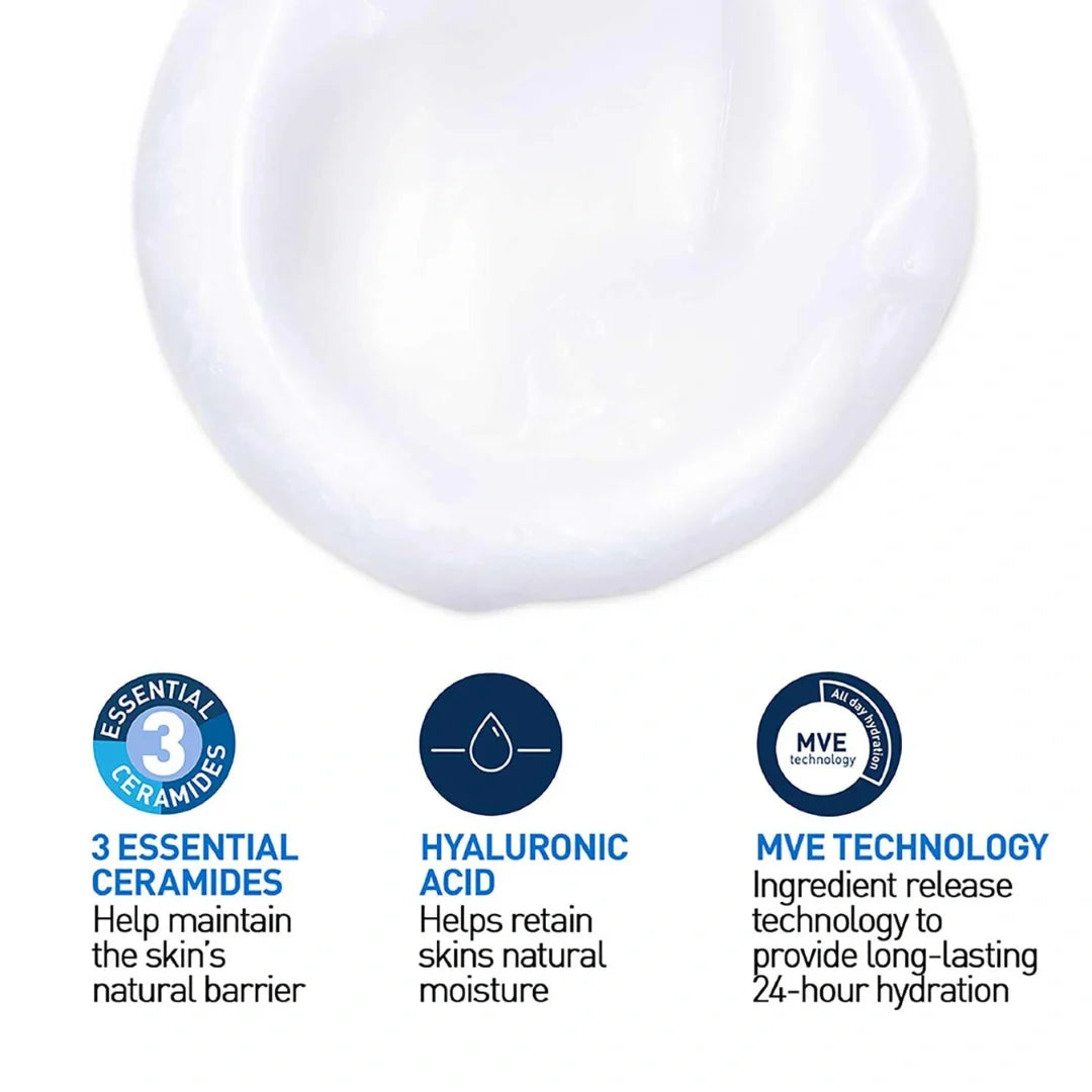 CeraVe Hydrating Cleanser For Normal To Dry Skin (473ml) - Non-Foaming Face Wash with Hyaluronic Acid And Ceramides | Non-Comedogenic, Non-Irritating And Fragrance-Free Cleanser