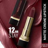 FACESCANADA Comfy Matte Creme Lipstick , 4.2G | Long Stay | Creamy Matte Finish | Intense Color | Super Hydrating & Nourishing | Single Stroke Smooth Application