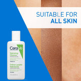 CeraVe Hydrating Cleanser For Normal To Dry Skin (88ml) - Non-Foaming Face Wash with Hyaluronic Acid And Ceramides | Non-Comedogenic, Non-Irritating And Fragrance-Free Cleanser (Pack of 2)