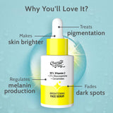 Chemist At Play 10% Vitamin C Face Serum| Brightens & Gives Glow |Fades Dark Spots |Treats Hyperpigmentation | For All Skin Types (30ml)