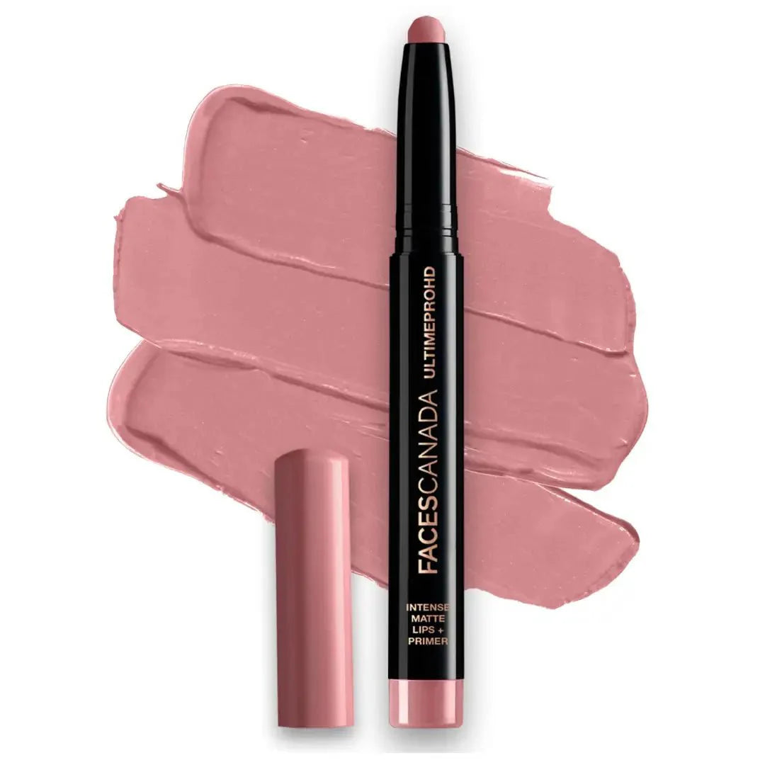 FACES CANADA Ultime Pro HD Intense Matte Lipstick + Primer - Magnetic (Nude), 1.4g | 9HR Long Stay | Flawless HD Matte Finish | Intense Color | Lightweight | Smooth Glide | Primer Infused - Deals999
