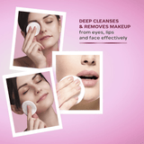 fcmakeup remover - FACESCANADA Triple Impact Makeup Remover, 120 Ml | With Rose Water | 3 - In - 1 Cleanse, Tone & Nourish | Deep Cleanses & Removes Makeup For Eyes, Lips & Face | Bi - Phasic Formula - Looknstyle
