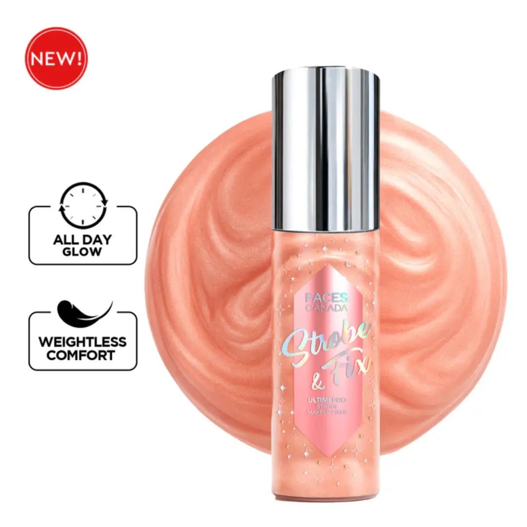 FACESCANDASTROBFIXERROSEGOLD100ML - FACESCANDA Ultime Pro Strobe Makeup Fixer Rose Gold100ML - Looknstyle