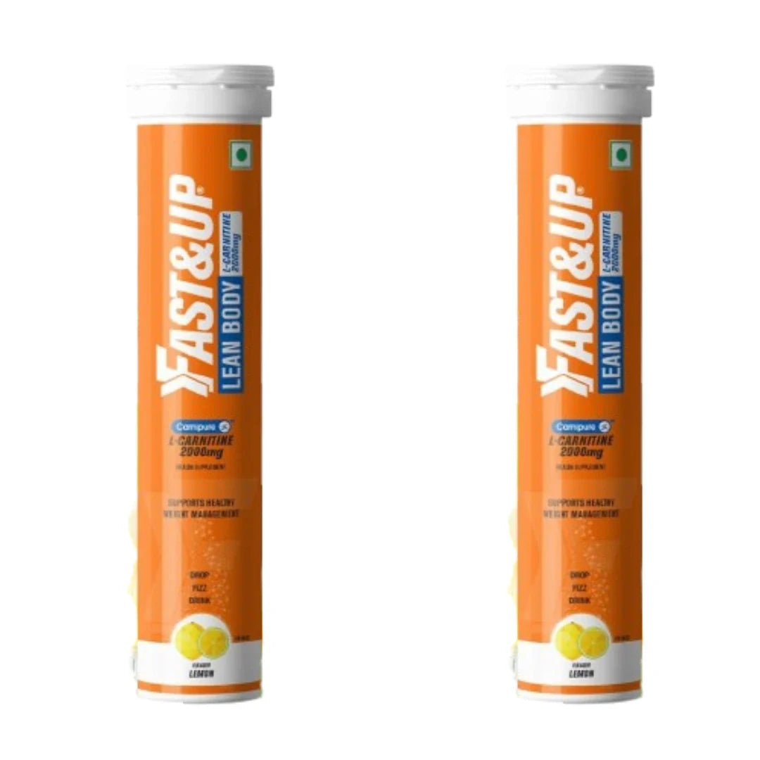 Fast&Up L-Carnitine Lean Body - Helps Convert Fat into Energy, 2000 mg Pack of 20 (pack of 2)