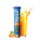 Fast&Up Reload (5 Litres) Low Sugar energy drink for Instant Hydration - 20 Effervescent Tablets Orange flavour