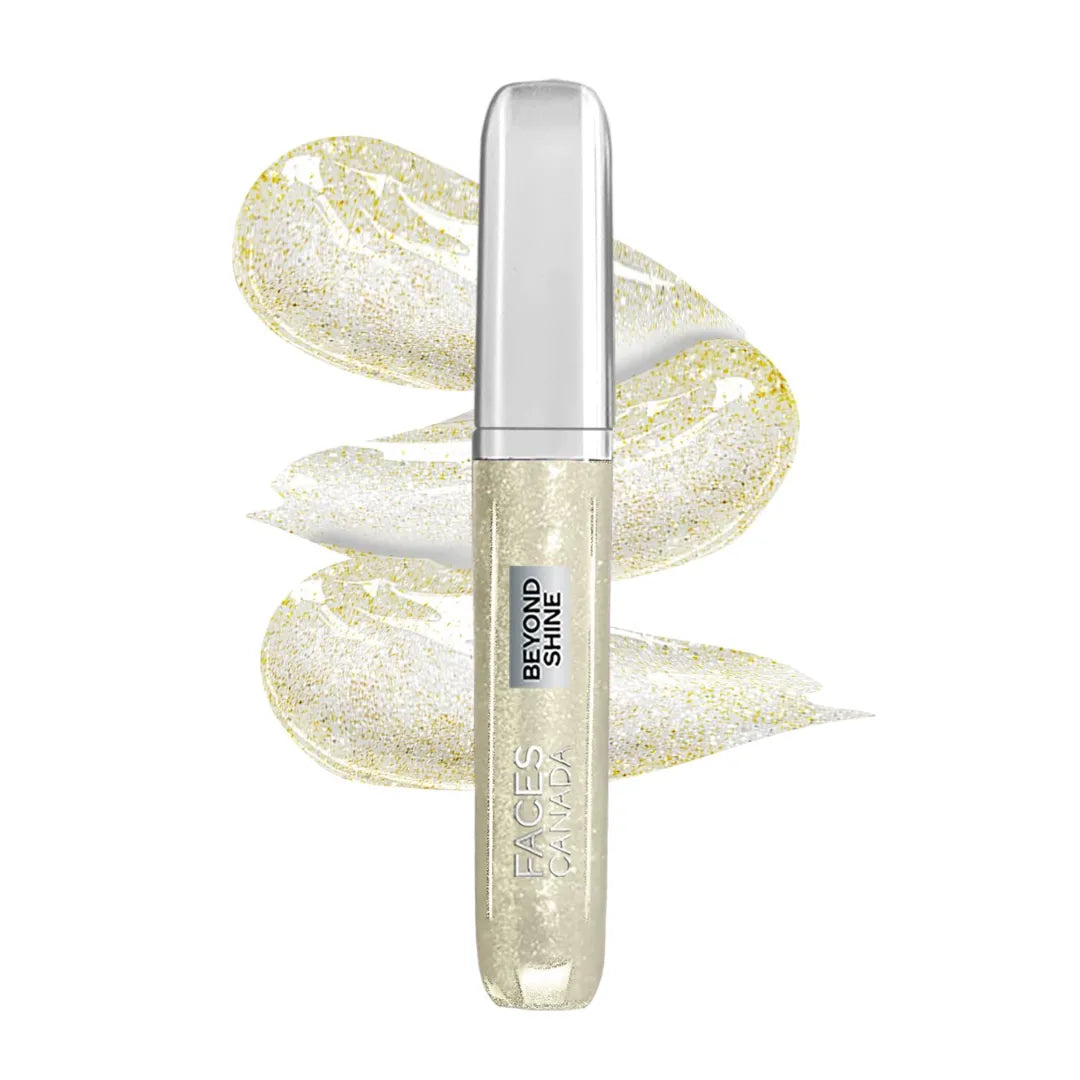 FACESCANADA Beyond Shine Lip Gloss - Twinster, 3ml | Lightweight Non-Sticky Luxurious Texture For Glossy Lips | Instant Shine | Fuller, Supple & Plump Lips | Macadamia Oil For Hydration