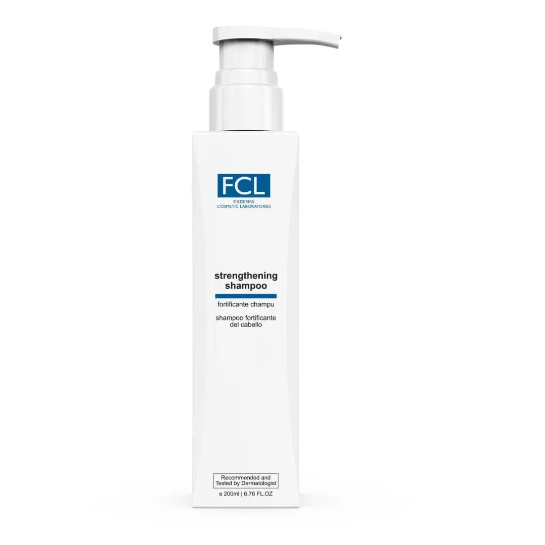 fcl shampoo - FIXDERMA Strengthening Shampoo| Strengthens Hair | Controls Hair Fall | Reduces Frizz | Promotes Hair Growth | Cleans Scalp | Mild Shampoo | Paraben & Sulphate Free - 200 Ml - Looknstyle