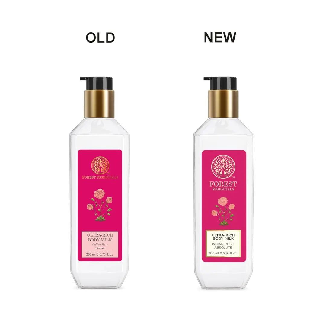 Forest Essentials Ultra-Rich Body Milk Indian Rose Absolute | Natural Moisturizing Body Lotion For Instant Hydration | Ayurvedic Body Moisturizer, Paraben...