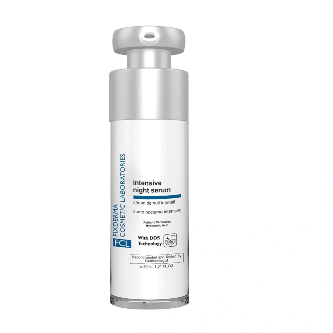 fd night seum - FIXDERMA FCL Intensive Night Serum | Anti Aging Night Face Serum | Anti Wrinkle Face Serum 30ml - Looknstyle