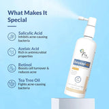 FIXDERMA Salyzap - Az 2% Salicylic Acid + 2% Azelaic Acid Body Acne Treatment Unscented Spray For Acne On Body Parts Like Back, Upper Arms | Paraben Free | Unclog Pores - 100Ml - Deals999