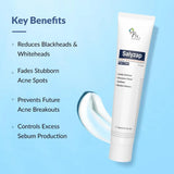fd night - Fixderma Salyzap Lotion Night time, with Salicylic Acid Helps in Moisture Balance, For acne scars, pimples, Unclogs pores, Exfoliator, Soothes redness, Suitable for Oily and Acne - Prone skin, 20ml - Looknstyle