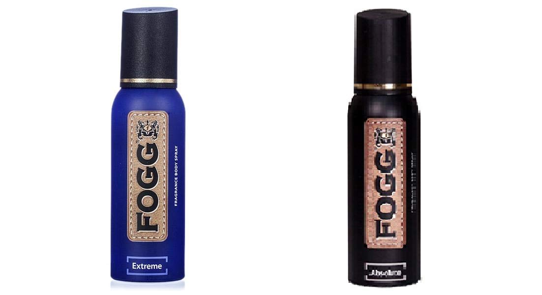 fog12 - Fogg Combo of Extreme + Absolute deodorant spray for men (120x2=240 ml) Deodorant Spray - For Men - Looknstyle