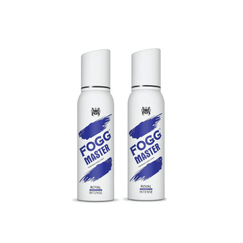 fog8 - Fogg Master Intense Royal Perfume Body Spray, Long Lasting No Gas Deodorant for Men, 120ml (Pack of 2) - Looknstyle