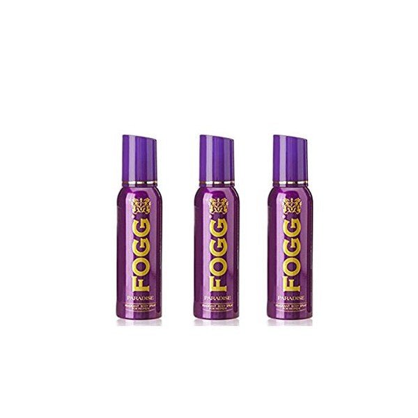 fogg103 - Fogg PARADISE DEODORANT FOR WOMEN 120 ML ( PACK OF 3 ) - Looknstyle