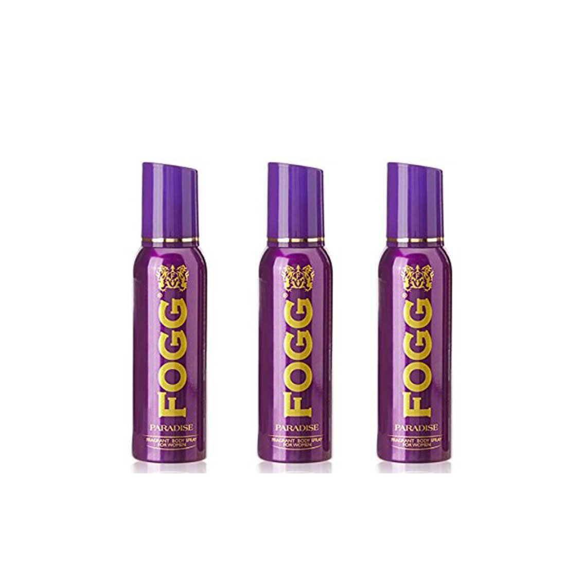 fogg104 - Fogg PARADISE DEODORANT FOR WOMEN 120 ML (PACK OF 3) - Looknstyle