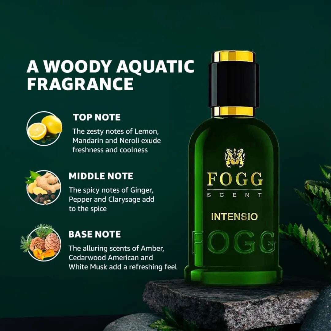 finteprm - FOGG Scent Intensio Eau De Parfum For Man (100ml) - Looknstyle