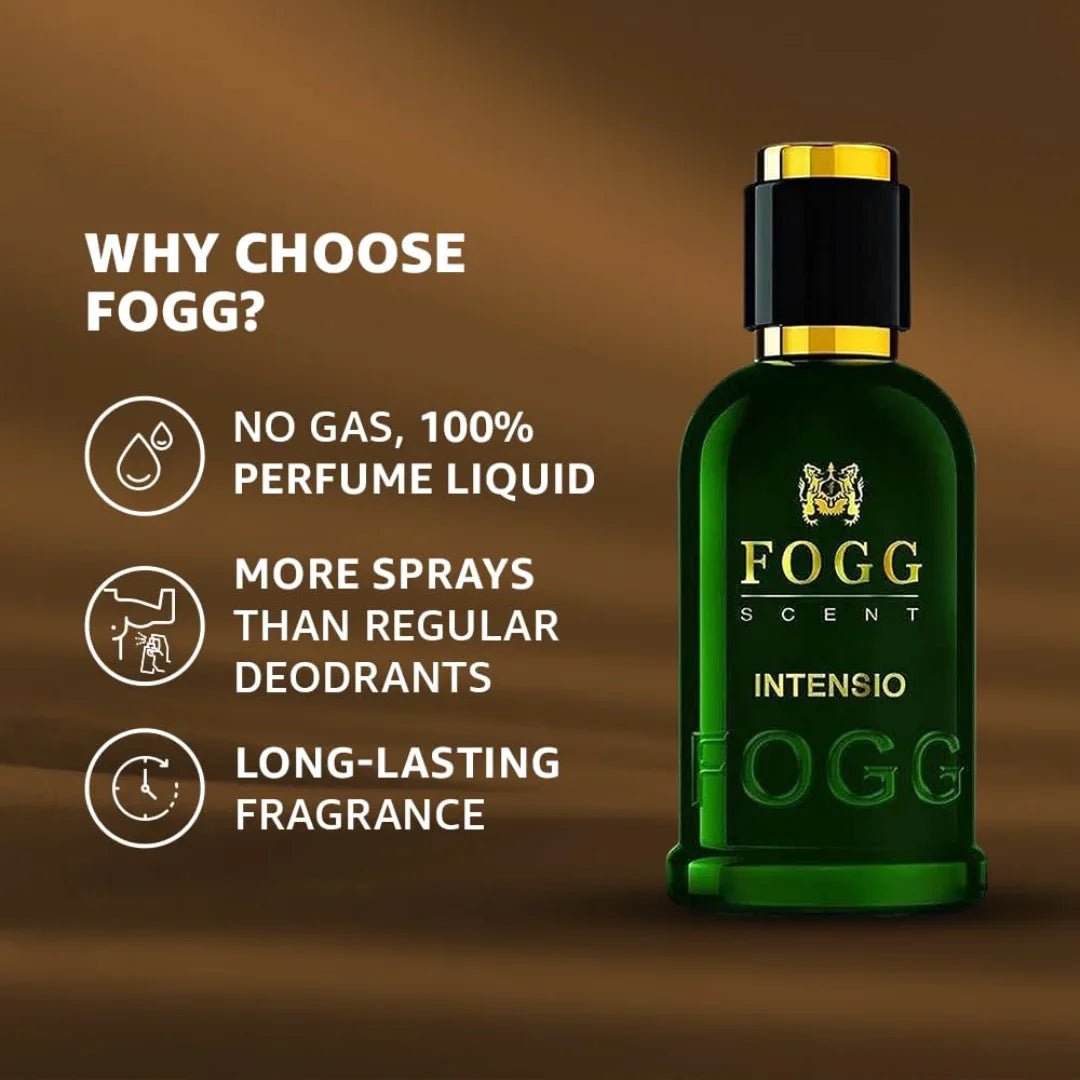 finteprm - FOGG Scent Intensio Eau De Parfum For Man (100ml) - Looknstyle