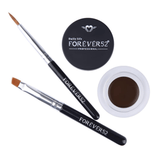 forever 52 gel liner jet black - Forever52 Long Lasting Gel and Tattoo Eyeliner, GT002, Dark Brown - Looknstyle