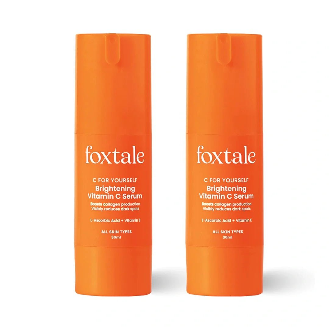 fxvicsrm - Foxtale 15% Vitamin C Face Serum for Glowing Skin 30ml Pack of 2 - Looknstyle