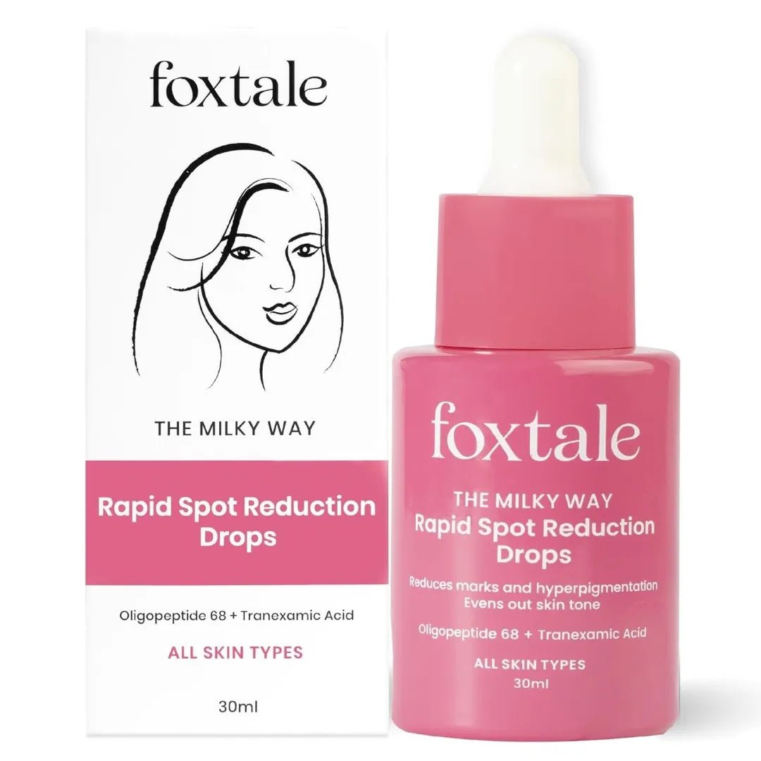 ftspotred - Foxtale Rapid Spot Reduction Drops 3% Tranexamic Acid Face Serum For Men and Women - 30ml - Looknstyle
