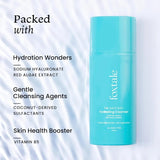 fthydcl - FoxTale The Daily Duet Gentle Hydrating Face Wash And Makeup Remover|Hyaluronic Acid And Red Algae Extract|Cleanser For Dry,Normal,Oily And Sensitive Skin|Pore Cleansing&Dirt Control|Men&Women|100 Ml - Looknstyle