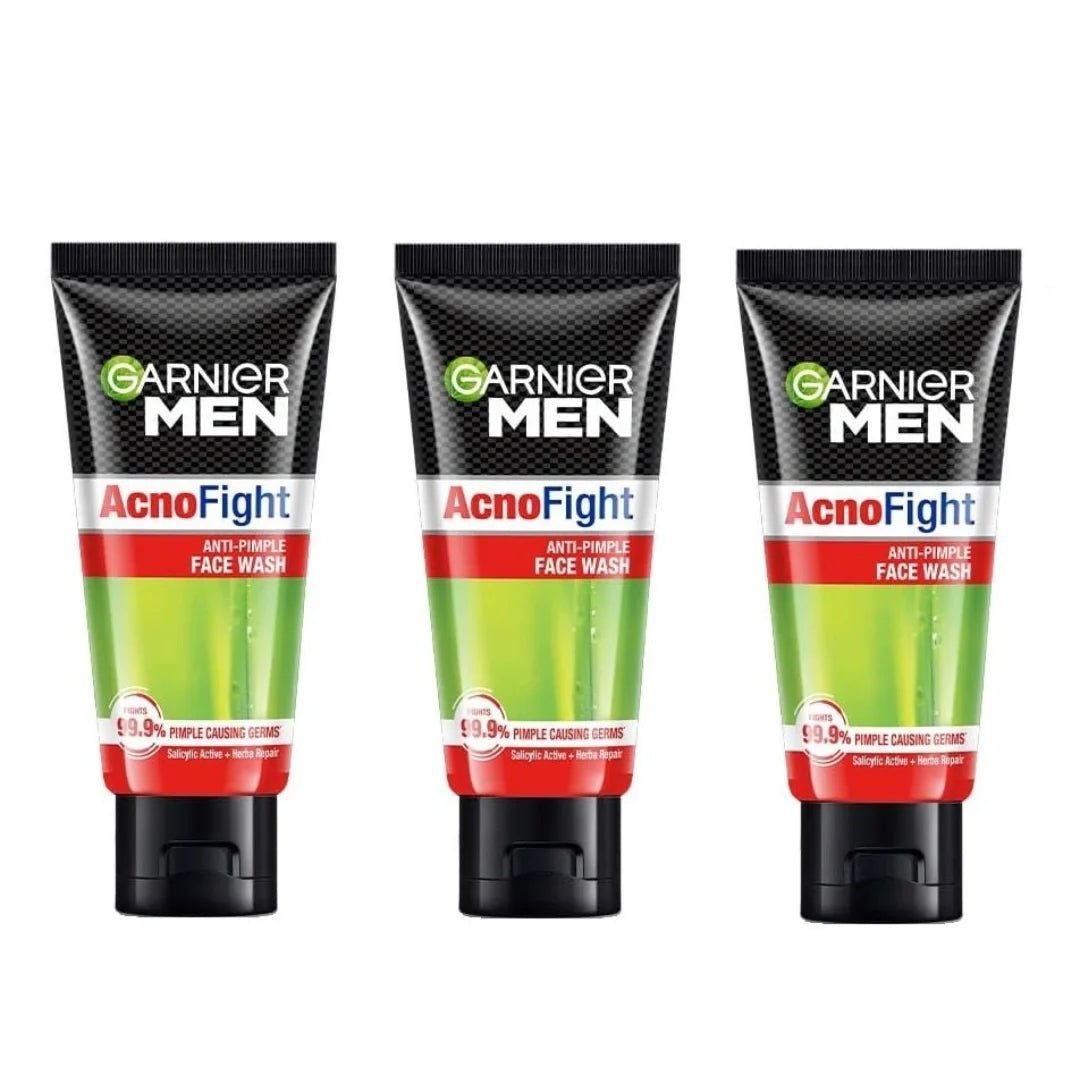 ganfw - Garnier Acno Fight Face Wash for Men, 50g (Pack of 3) - Looknstyle