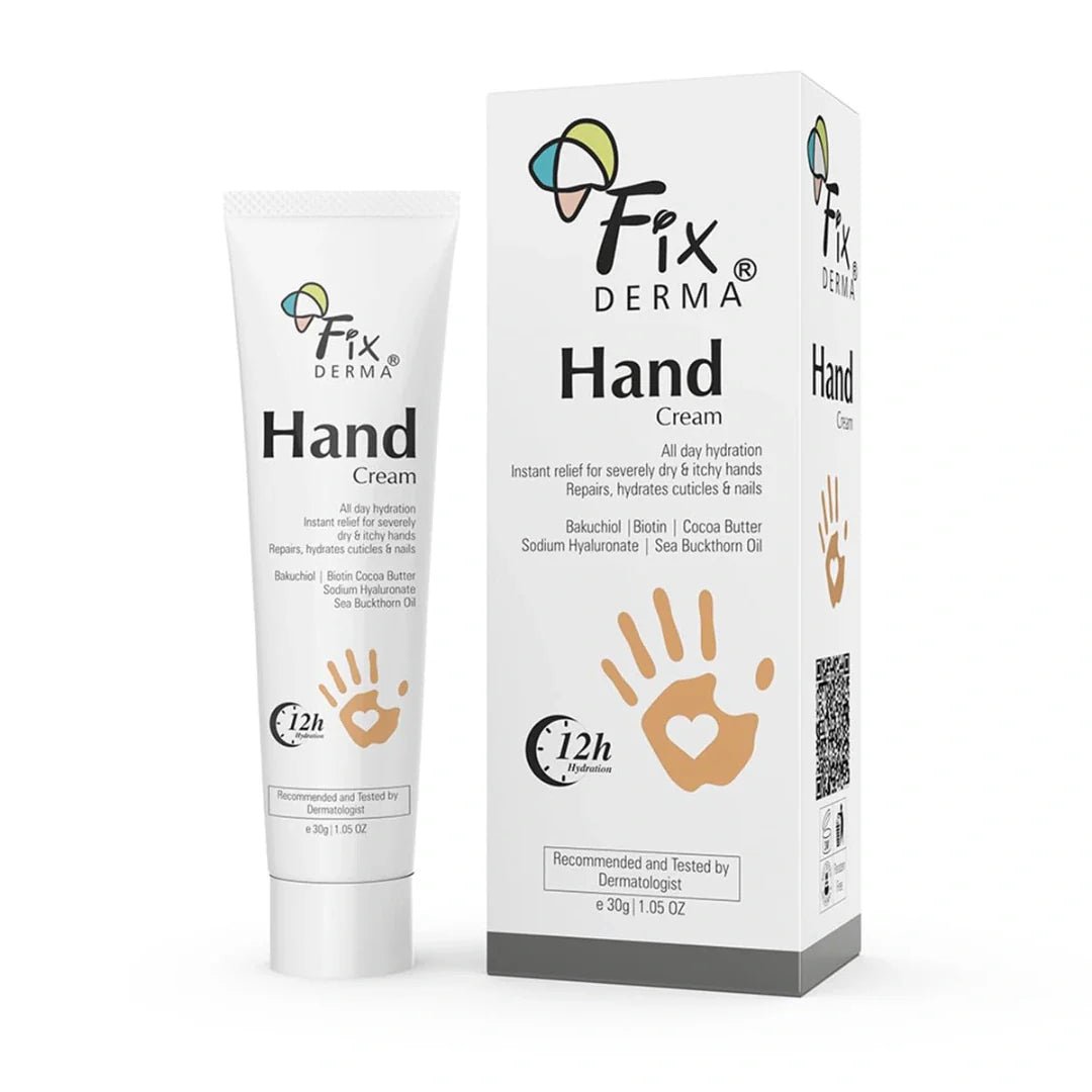 hand - Fixderma Hand Cream for Women & Men | Hand Moisturizer | Hand Cream for Dry and Rough Hands | Cocoa Butter | Cream for Itchy Hand - Looknstyle