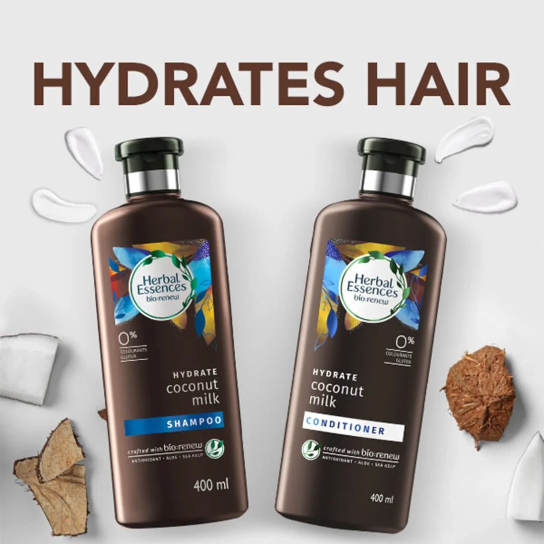 hbesnehydsh - Herbal Essences bio:renew Coconut Milk SHAMPOO, 400ml, No Parabens No Colourants - Looknstyle
