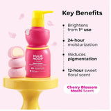foxtlbl - Hula Hoop Brightening Body Lotion by Foxtale| Niacinamide + Kojic Acid + SPF30 | Moisturizes, Brightens, & Even Tones Skin | Prevents Tanning & Sun Damage | Light & Grease - Free | 200ml - Looknstyle