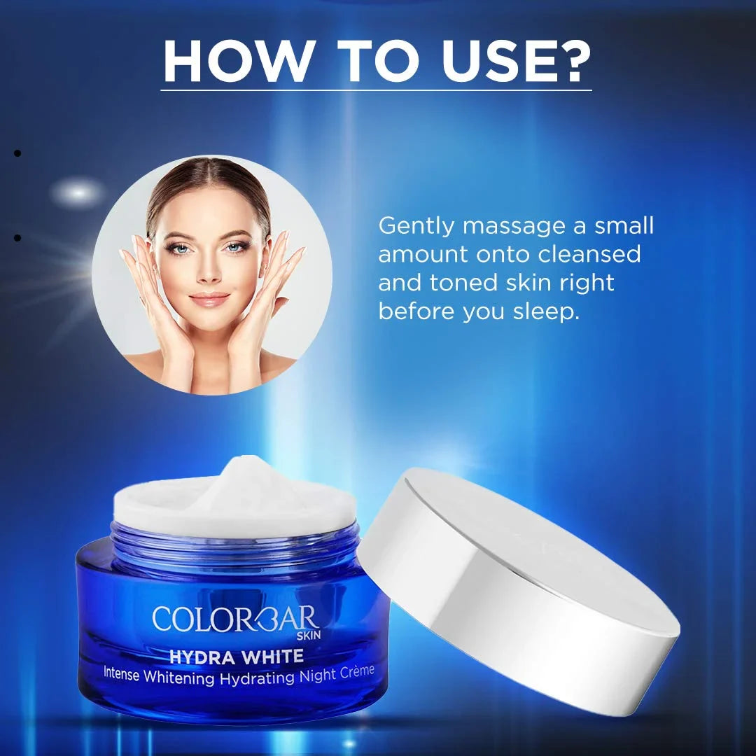 Colorbar Hydra White Intense Whitening Night Cream, 25g