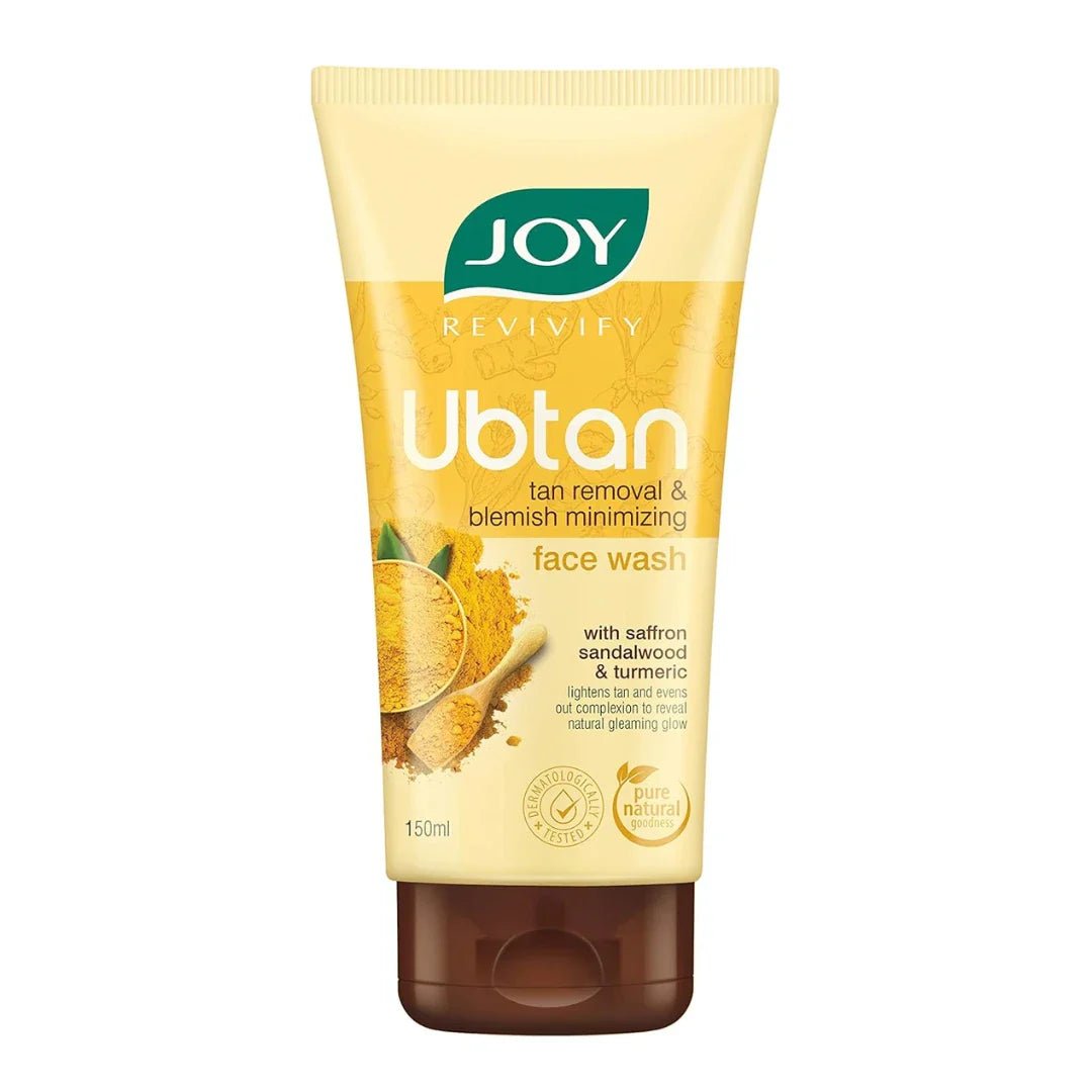 joubfw - Joy De Tan Ubtan Face Wash - Removes Tan, Dirt & Blemishes For a Naturally Glowing Skin (150ml) - Looknstyle