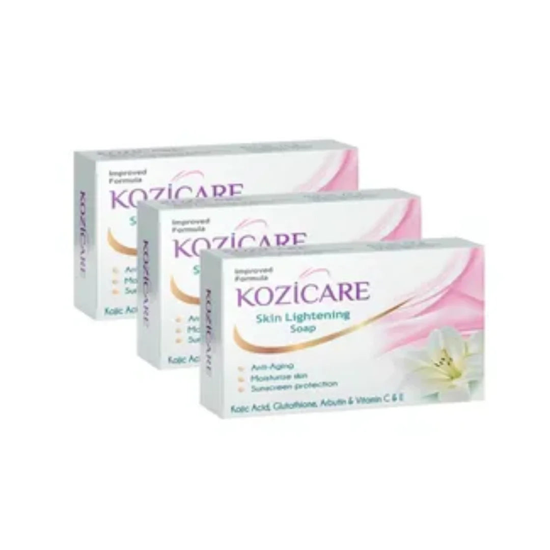 Kozicare Kojic Acid Soap & Glutathione Soap | Bathing | Bath for Men & Women | 75Gm (pack of 3)