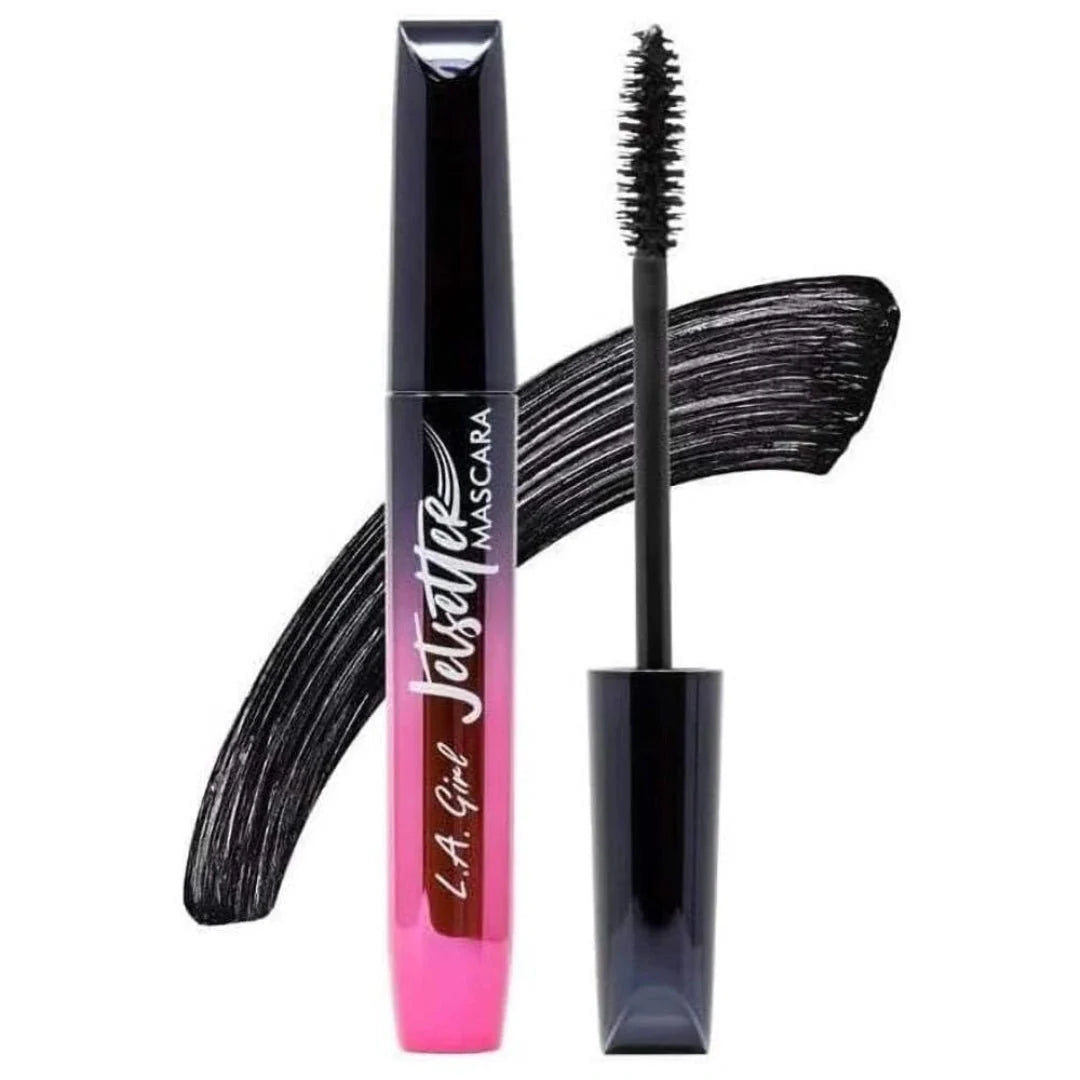 L.A. Girl Jetsetter Mascara - Smudge - Proof, Waterproof, Long Lasting, Quick - drying, Curling Mascara For Eye, Black, 9g - Deals999
