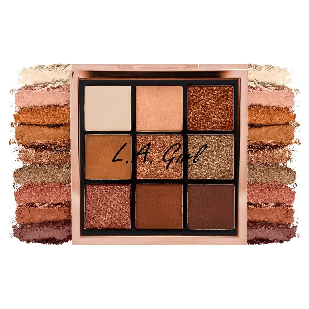 L.A GIRL Keep It Playful - 9 Color Eye Palette - Foreplay | Soft Mattes | Smooth Shimmers & Intense Foils | Easy To Blend | Travel Friendly | 14 Gm, Multicolor - Deals999