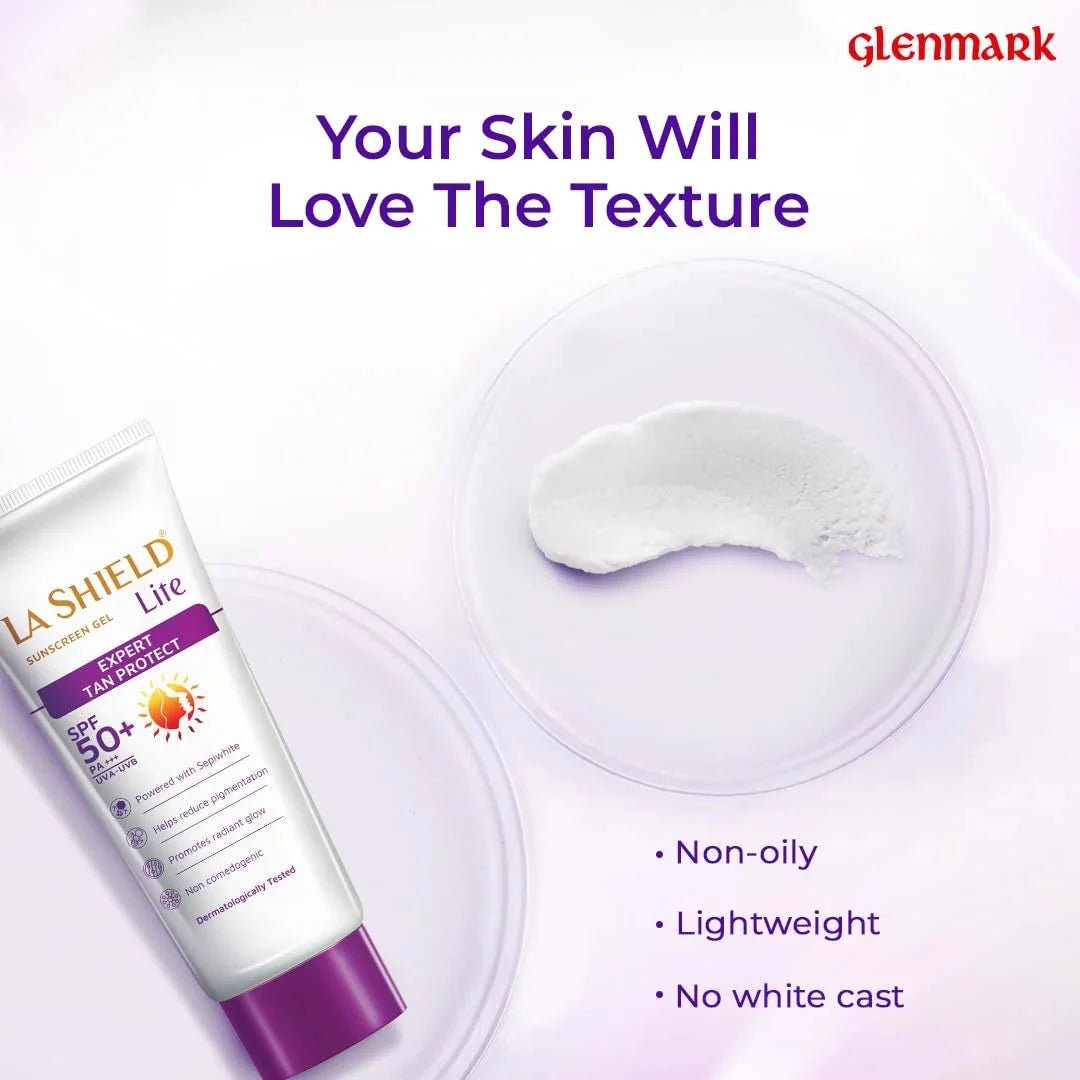 lsspf50suns - La Shield Lite SPF 50 PA+++ Mineral Sunscreen Gel (50g) - Looknstyle